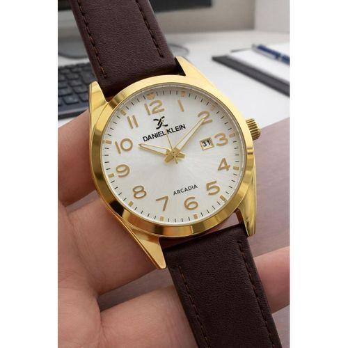 Daniel Klein Deri Kordon Takvimli Kadran 2 Yıl Garantili 3 Atm Dayanıklı Erkek Kol Saati ES14272-7