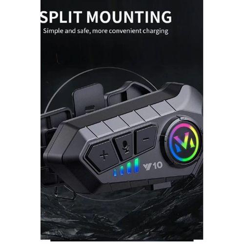 Y10 Kask Kulaklık Bluetooth Motosiklet Kulaklık 5,3 Bluetooth Intercom Motorsiklet Kulaklık