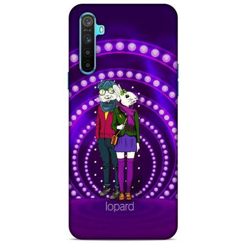 Oppo Realme 6i Kılıf FunnyMaX (33) Hybrid Kılıf Mor Tavşan