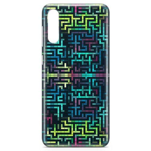 Samsung Galaxy A50s Kılıf Labirent Colorful Arka Kapak Koruma Desenli Full Koruyucu