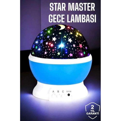 Yıldızlı Gökyüzü Projeksiyon Gece Lambası Hareketli Işık Şovu