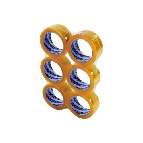 6 adet Şeffaf Koli Bandı Güçlü Yapışkan Yüzey 40 mm 100 metre Royaleks