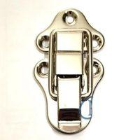 Sandık, Kutu Klipsi, Ön Kilidi - 72x40mm, Nikel, 1 Adet