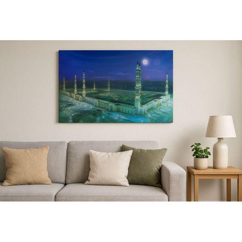 Mescid-i Nebevi Duvar Tablosu Resmi - İslami Hediye Seçeneği 40x60 cm