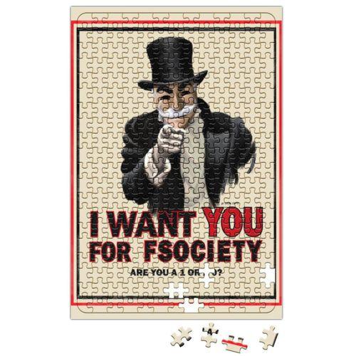 Mr Robot I Want You for Fsociety Puzzle 240 Parça Yapboz