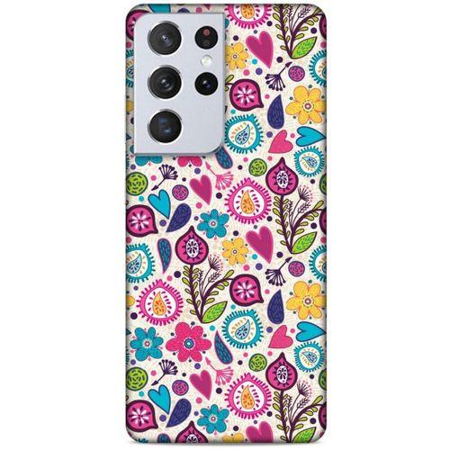 Lopard Samsung Galaxy S21 Ultra Uyumlu Kılıf Botanix (63) Silikon Kap