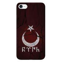iPhone 8 Kılıf Göktürkçe Türk Baskılı Esnek TPU Silikon