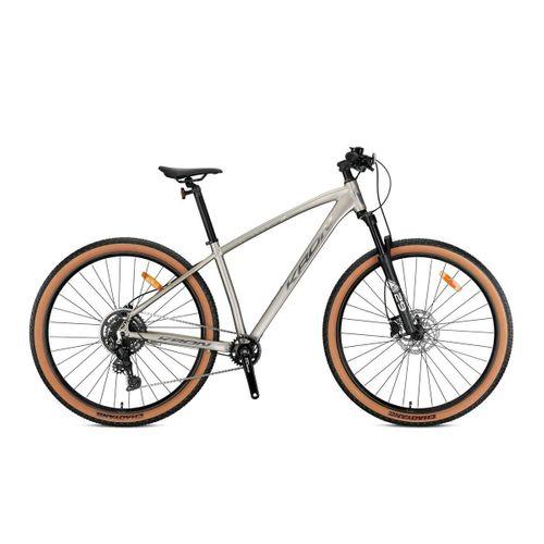 Kron XC 150 Pro 9 Vites Cues Hidrolik Fren 27.5 Jant Dağ Bisikleti Mat Bej-Gri 38 cm