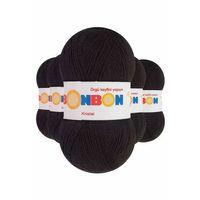 5 Adet Kristal El Örgü Lif İpi Siyah 98206