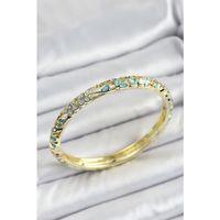 Mineli Pirinç Su Yeşili Çiçek Desen Motifli Kadın Kelepçe