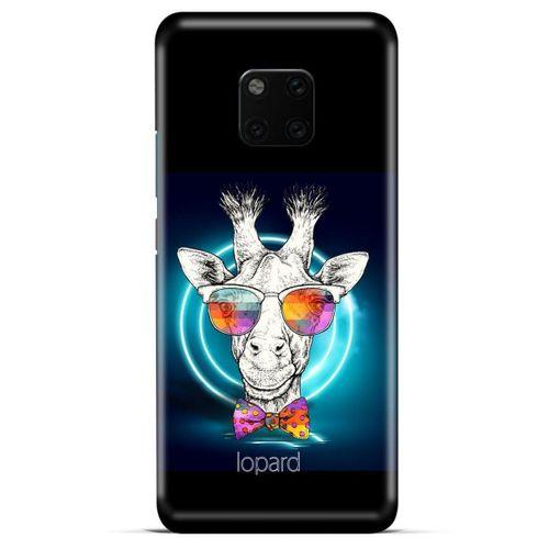 General Mobile GM 20 Kılıf FunnyMaX (6) Silikon Kılıf Siyah Zürafa