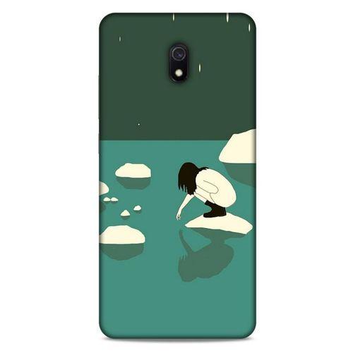 Xiaomi Redmi 8A Kılıf Depresyon (8) Baskılı Kılıf Siyah Kahverengi