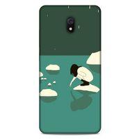 Xiaomi Redmi 8A Kılıf Depresyon (8) Baskılı Kılıf Siyah Kahverengi