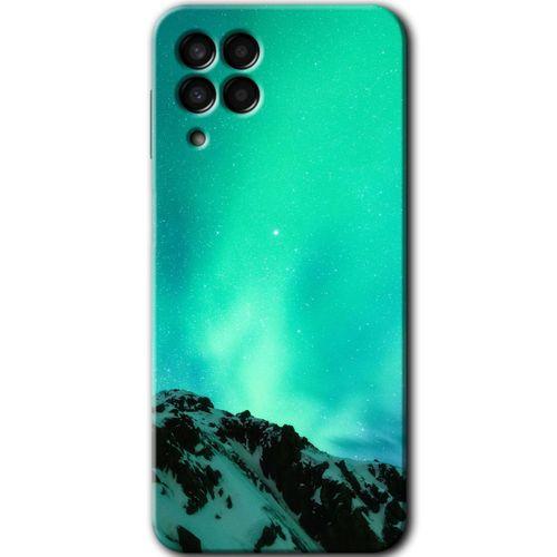 Galaxy M33 Kılıf HD Desen Baskılı Arka Kapak - Aurora + Kırılmaz Cam