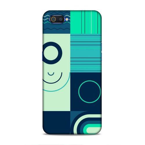 Realme C2 Uyumlu Kılıf Insomnia (10) Full Koruma Kılıfı Yeşil Lacivert