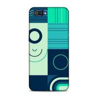 Realme C2 Uyumlu Kılıf Insomnia (10) Full Koruma Kılıfı Yeşil Lacivert