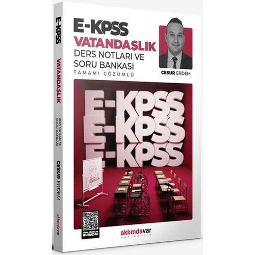 2024 EKPSS Vatandaşlık Ders Notu ve Soru Bankası Tek Kitap Aklımdavar Yayıncılık
