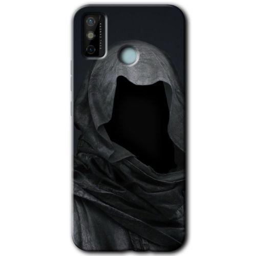 Potkal Hediye Fabrikası Tecno Spark 6 Go Kılıf HD Desen Baskılı Arka Kapak - Death