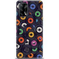 Oppo A74 Kılıf HD Baskılı Kılıf - Plaklar + Tam Ekran Koruyucu