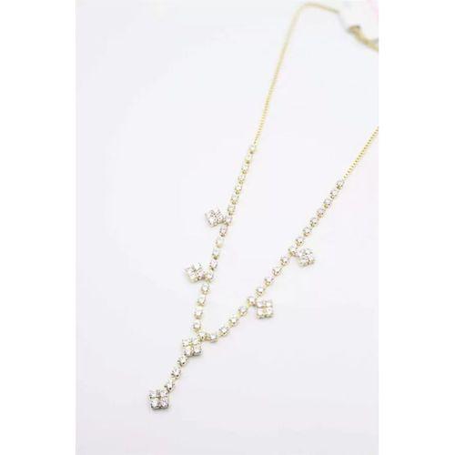 Xuping Taşlı Kolye - Altın