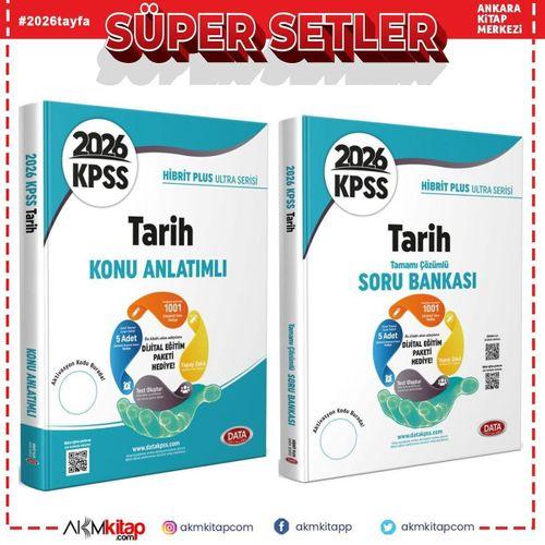 Data Yayınları 2026 KPSS Tarih Konu ve Soru Seti 2 Kitap