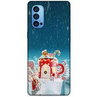 Oppo Reno 4 Pro Kılıf Snowix (13) Silikon Kap Kırmızı