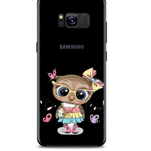 Zoologix (81) Samsung Galaxy S7 Edge Şeffaf Kılıf Silikon Desenli