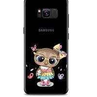 Zoologix (81) Samsung Galaxy S7 Edge Şeffaf Kılıf Silikon Desenli