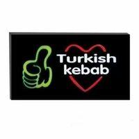 Işıklı Tak Çalıştır Hazır Tabela Turkish Kebap