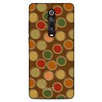 Xiaomi Mi 9T Kılıf Pastel Renkler (43) Thin Fit Kılıf Kahve Yeşil