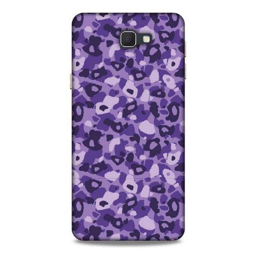 Samsung Galaxy J7 Prime Uyumlu Kılıf Mor Delisi (22) Tam Koruma Kılıfı Benekli