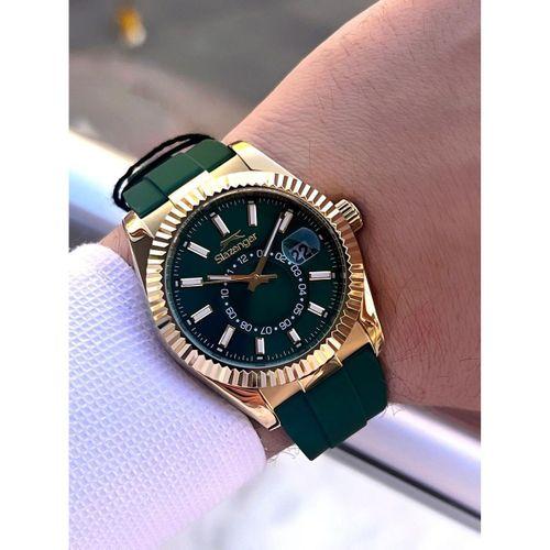 Slazenger Silikon Kordon İç Fonksiyonları Aktif 10 Atm Suya Dayanıklı Erkek Kol Saati ESL.09.2514.04