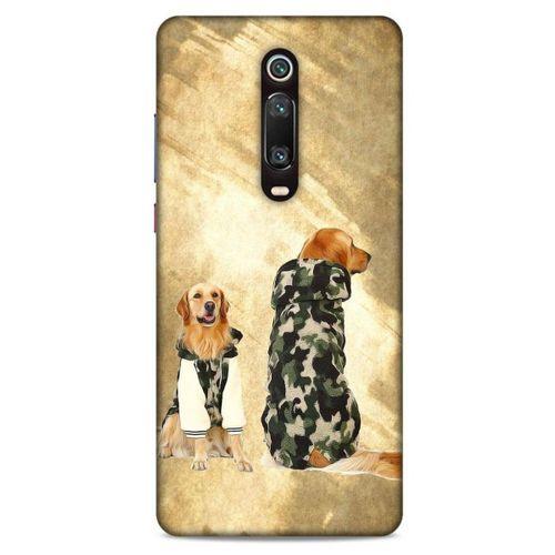 Xiaomi Redmi K20 Pro Kılıf Köpek Kıyafetleri (32) Soft Silikon Kılıf Golden Kapişonlu Polar