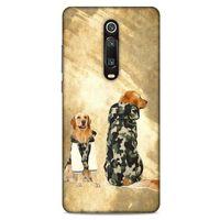 Xiaomi Redmi K20 Pro Kılıf Köpek Kıyafetleri (32) Soft Silikon Kılıf Golden Kapişonlu Polar