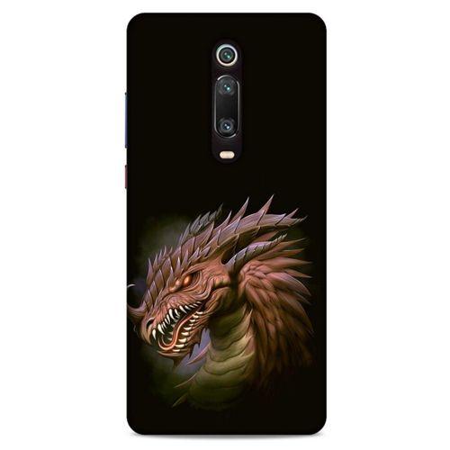 Xiaomi Mi 9T Kılıf Dragons (18) Telefon Kılıfları Kahverengi Ejderha