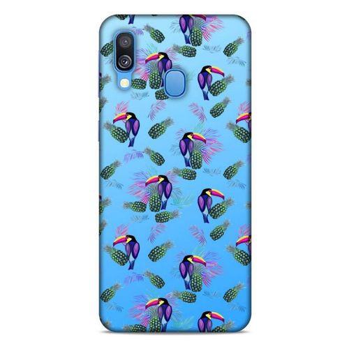 Frutix Ananas 02 Samsung Galaxy A40 Kılıf Desenli Silikon