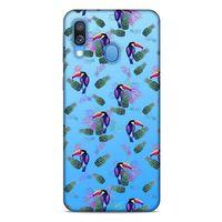 Frutix Ananas 02 Samsung Galaxy A40 Kılıf Desenli Silikon