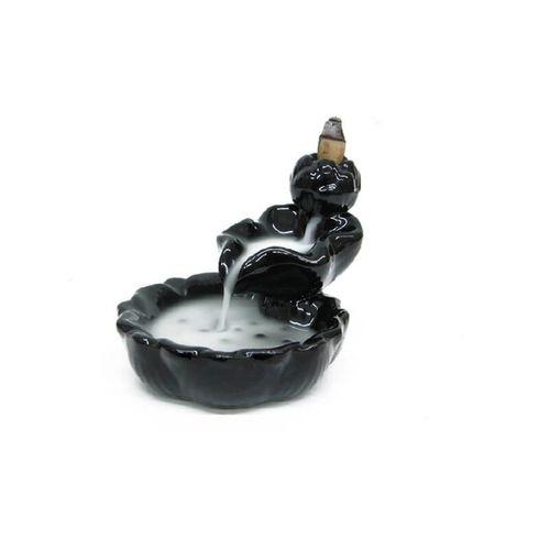 Seramik Lotus Model Geri Akışlı Tütsülük