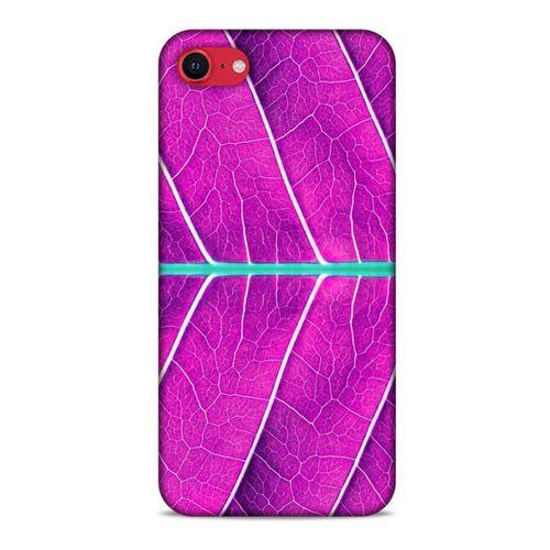 Lopard Apple iPhone SE 2020 Uyumlu Kılıf Bahar (30) Silicone Case Eflatun