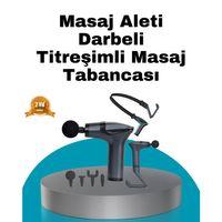 Taşınabilir 3in1 Masaj Aleti Şarjlı Titreşimli Esneme Bantlı