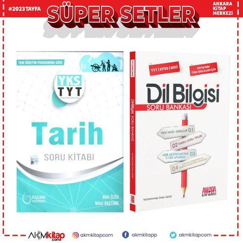 Palme TYT Tarih ve AKM Dil Bilgisi Soru Bankası Seti