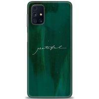 Samsung Galaxy M31S Kılıf HD Baskılı Kılıf - Grateful + Tam Ekran Koruyucu