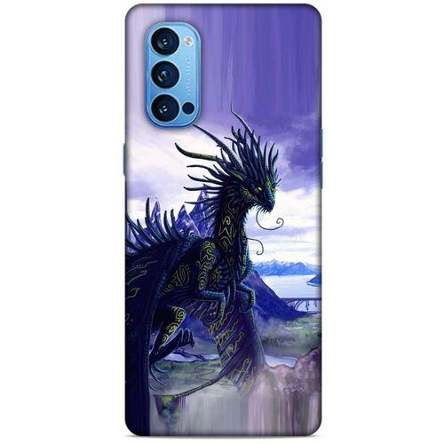 Oppo Reno 4 Pro Kılıf Dragons (37) Silicone Cover Ejderha Meyvesi