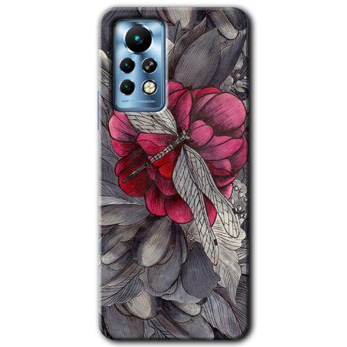 İnfinix Note 11 Pro Kılıf HD Desen Baskılı Arka Kapak - kelebek Ömrü