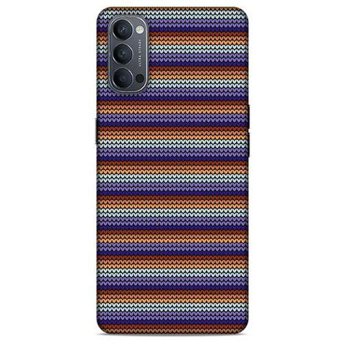 Kazak (5) Desenli Silikon Kapak Oppo Reno 4 Kılıf