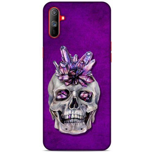 Realme C3 Uyumlu Kılıf Mor Delisi (49) Ultra Silikon Kılıf Kurukafa