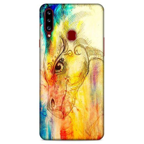 Lopard Samsung Galaxy A20s Uyumlu Kılıf Manipülasyon ☻ (35) Fit Design Kılıf Baskılı