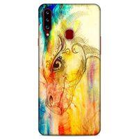 Lopard Samsung Galaxy A20s Uyumlu Kılıf Manipülasyon ☻ (35) Fit Design Kılıf Baskılı