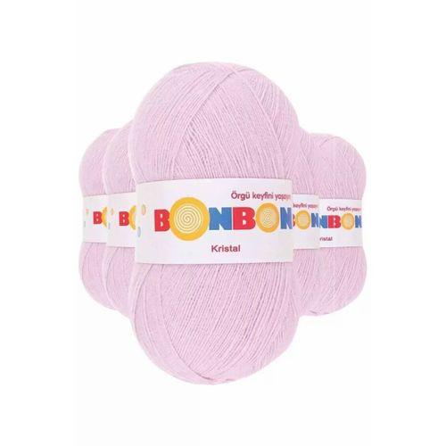5 Adet Kristal El Örgü Lif İpi Lila 98332 - bonbon mudanis