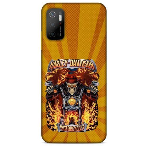 Xiaomi Poco M3 Pro Uyumlu Kılıf Motorsiklet (9) Kılıf Harley Davidson